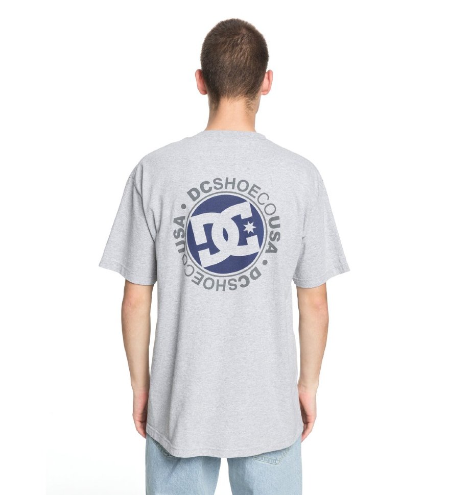 Футболка мужская DC SHOES Round Reflect S M Grey Heather фото 3