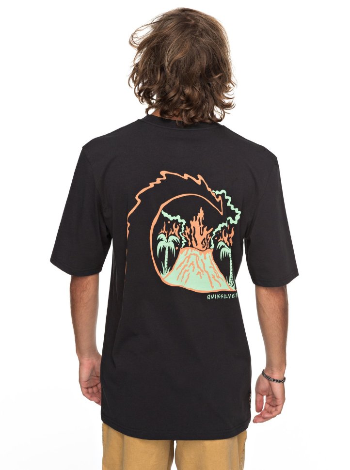 Футболка мужская QUIKSILVER Pcvolcanoss M Black фото 3