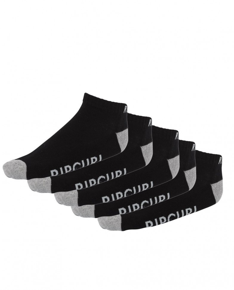 фото Комплект носков (5 пар) rip curl rip curl ankle sock 5-pk black