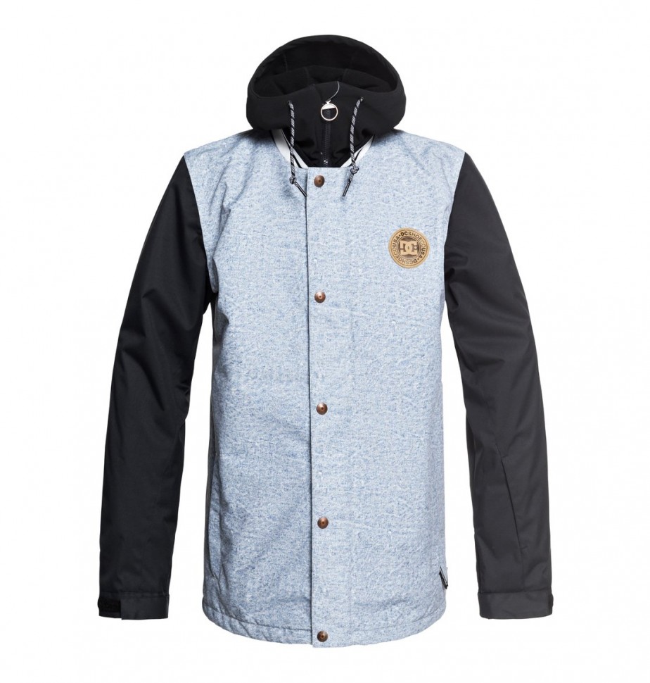 Куртка для сноуборда мужская DC SHOES Dcla Jkt M Light Blue Acid Wash Denim B