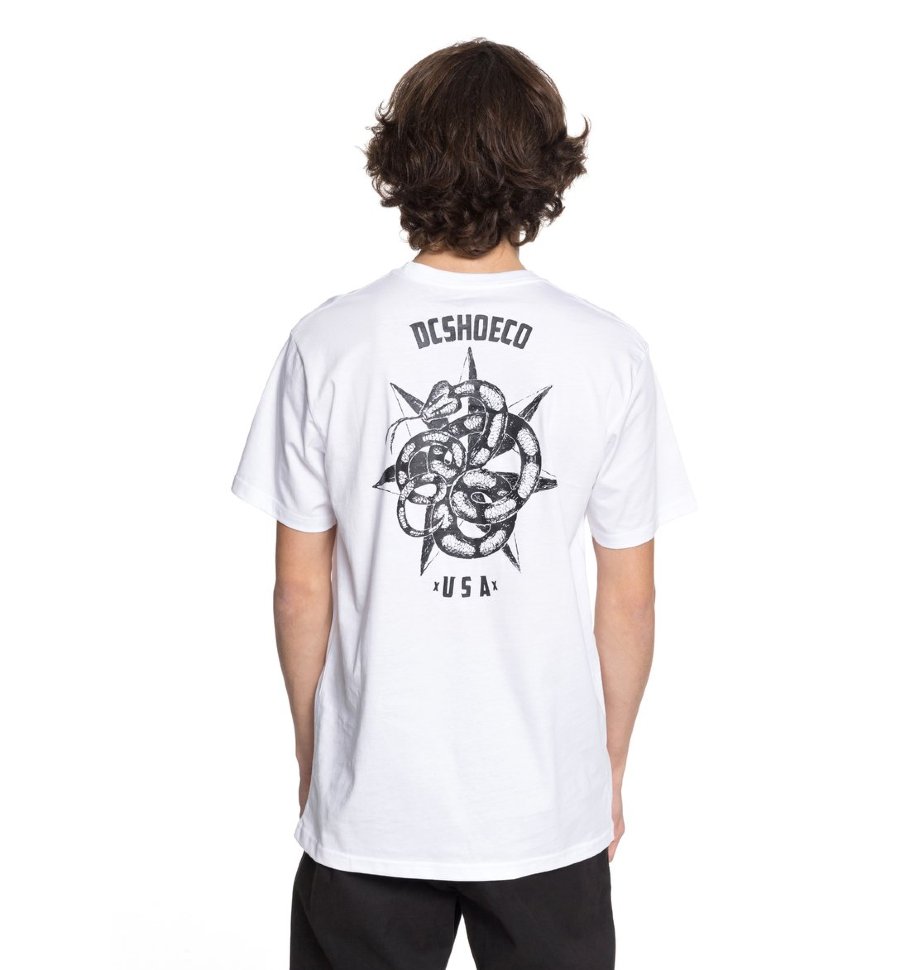 Футболка мужская DC SHOES Dc Sugihara Sna M Snow White фото 3