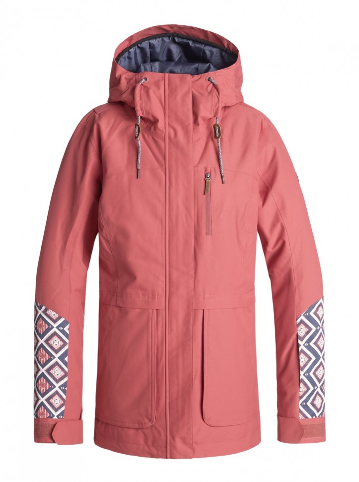 Куртка для сноуборда женская ROXY Andie Jk J Dusty Cedar