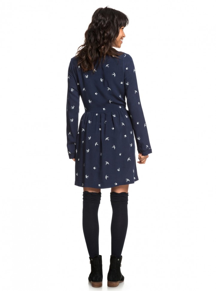 Платье ROXY Feelaloneprint J Dress Blues Birds фото 4