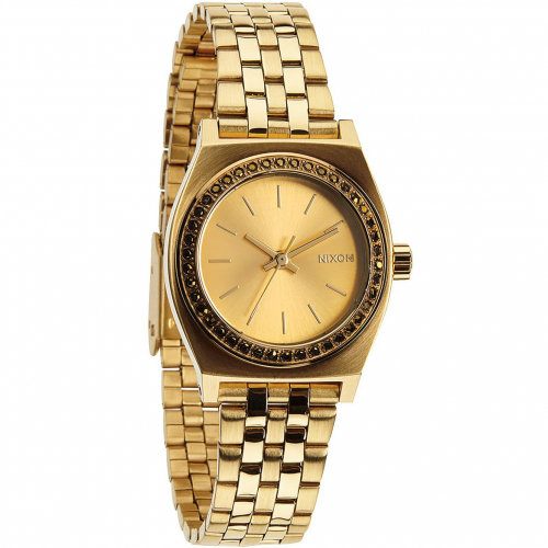 Часы NIXON Small Time Teller A/S All Gold Crystal