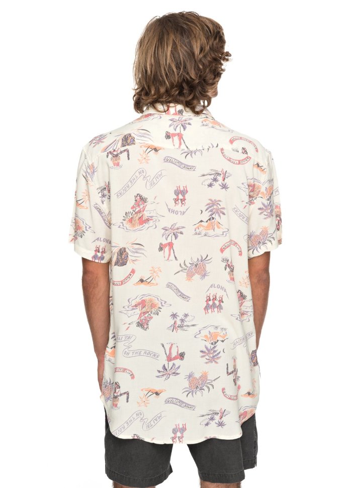 Рубашка мужская QUIKSILVER Alohastripclub M Birch Aloha Strip Club фото 3