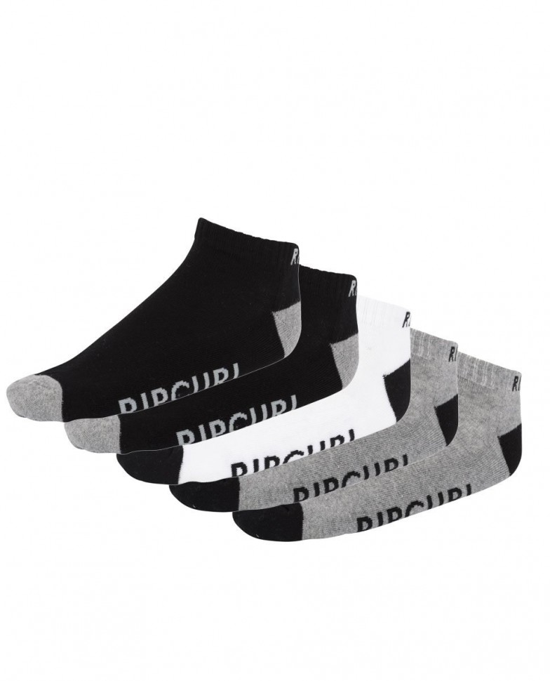 фото Комплект носков (5 пар) rip curl rip curl ankle sock 5-pk classic