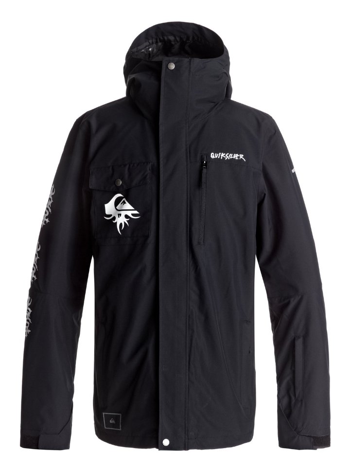 Куртка для сноуборда мужская QUIKSILVER Mission Art Jk Black
