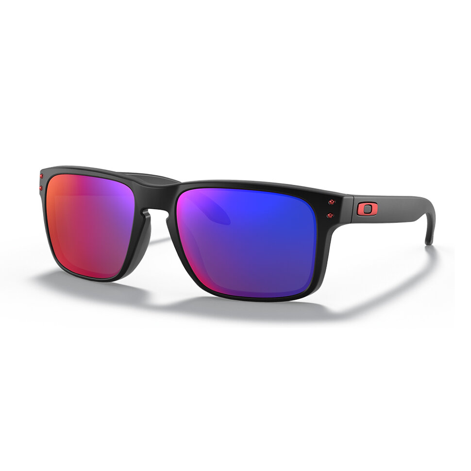 фото Очки солнцезащитные oakley holbrook matte black / positive red iridium 2021