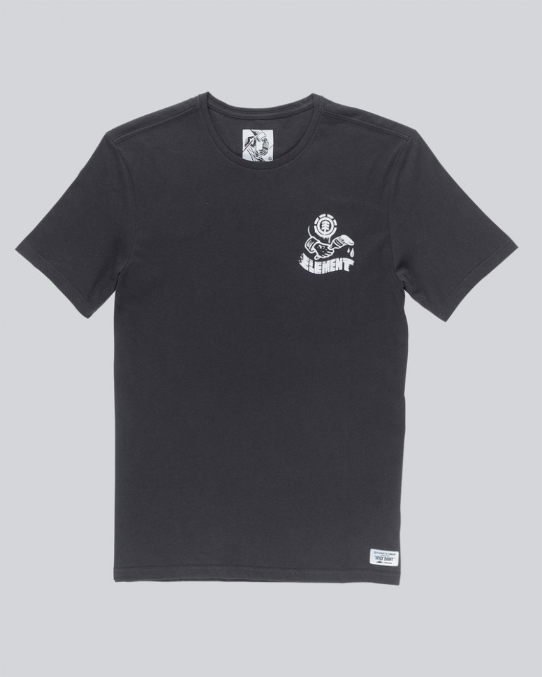 Футболка мужская ELEMENT Painted Ss Off Black