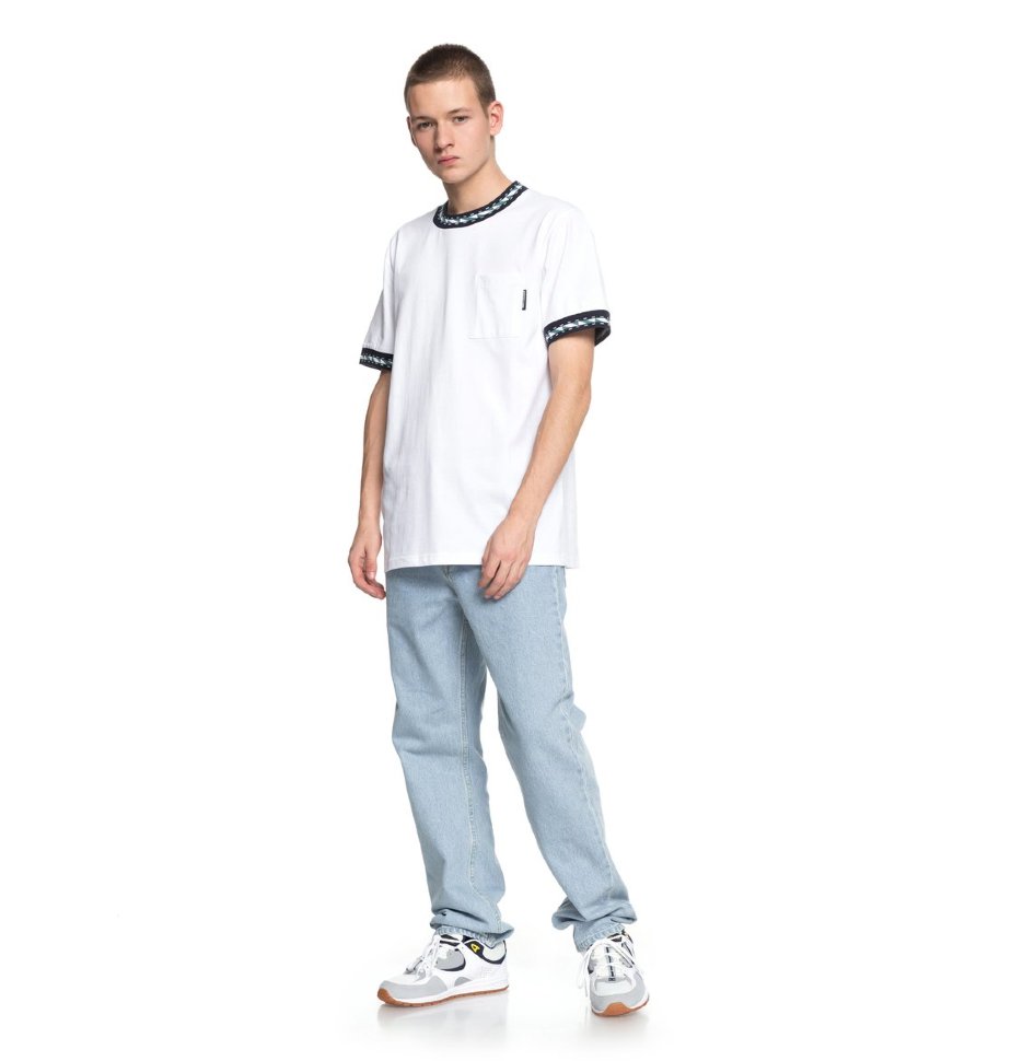 Футболка мужская DC SHOES Dunbar Ss M Snow White фото 2