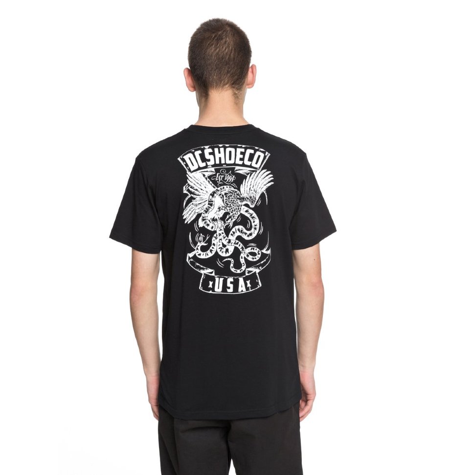 Футболка мужская DC SHOES Dc Sugihara Bat M Black фото 3