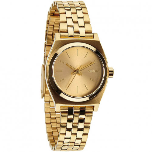 Часы NIXON Small Time Teller A/S All Gold