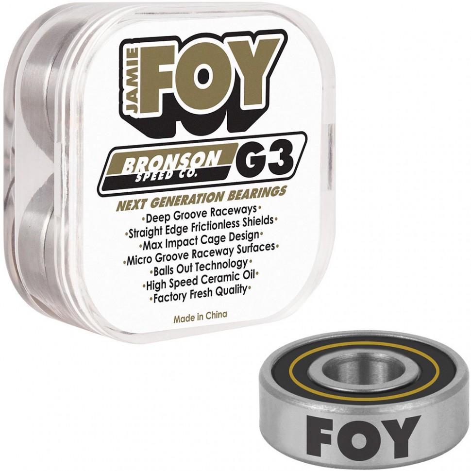 Подшипники BRONSON Jamie Foy Pro Bearing G3 фото 2