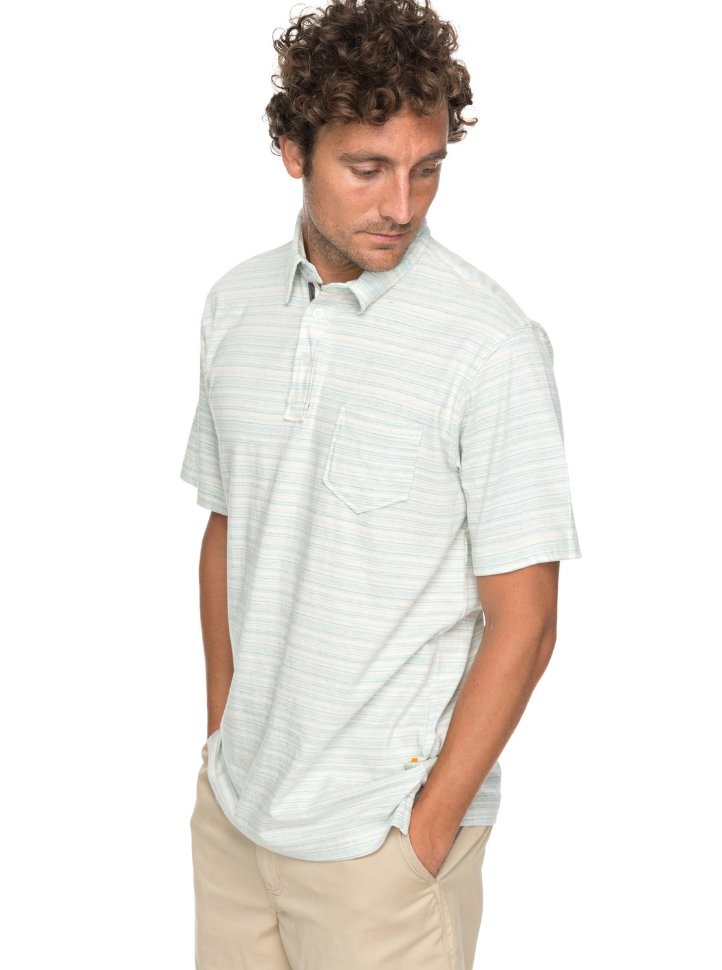 Рубашка-поло мужская QUIKSILVER Sanddollarpolo M Blue Moon Sand Dollar