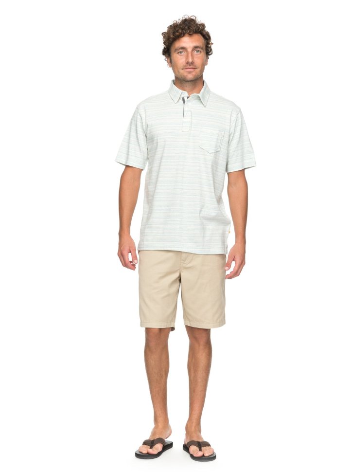 Рубашка-поло мужская QUIKSILVER Sanddollarpolo M Blue Moon Sand Dollar фото 2