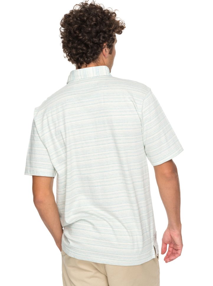 Рубашка-поло мужская QUIKSILVER Sanddollarpolo M Blue Moon Sand Dollar фото 3