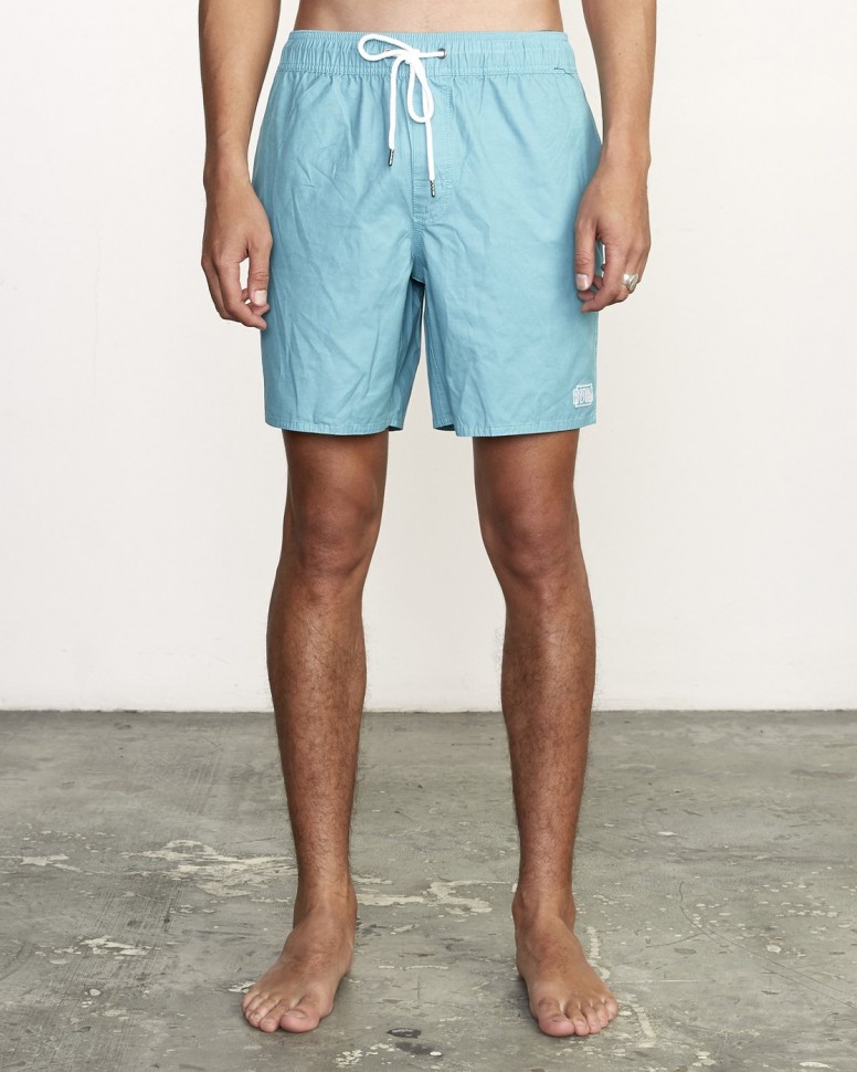 Шорты RVCA Opposites Elastic Short Bermuda Blue 2020 фото 2