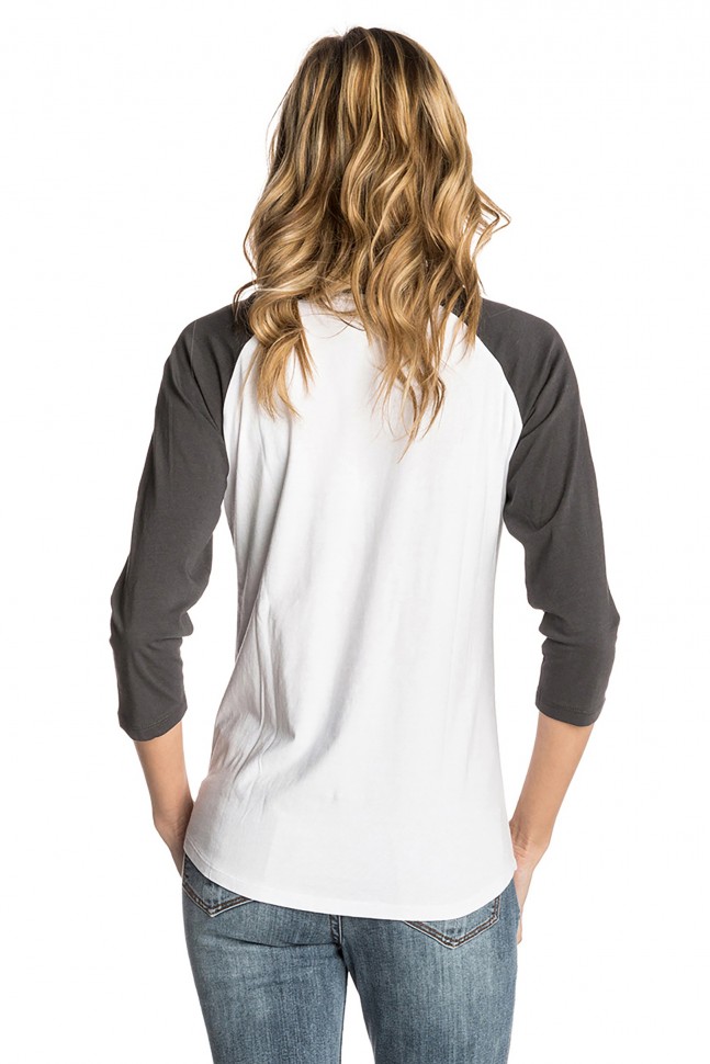 Лонгслив RIP CURL Shag 3/4 Raglan Tee White фото 2