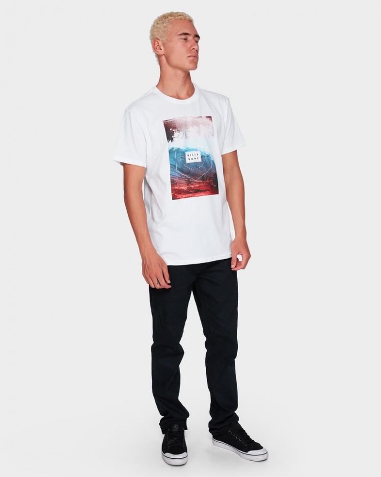 Футболка мужская BILLABONG Section Tee Ss White фото 4