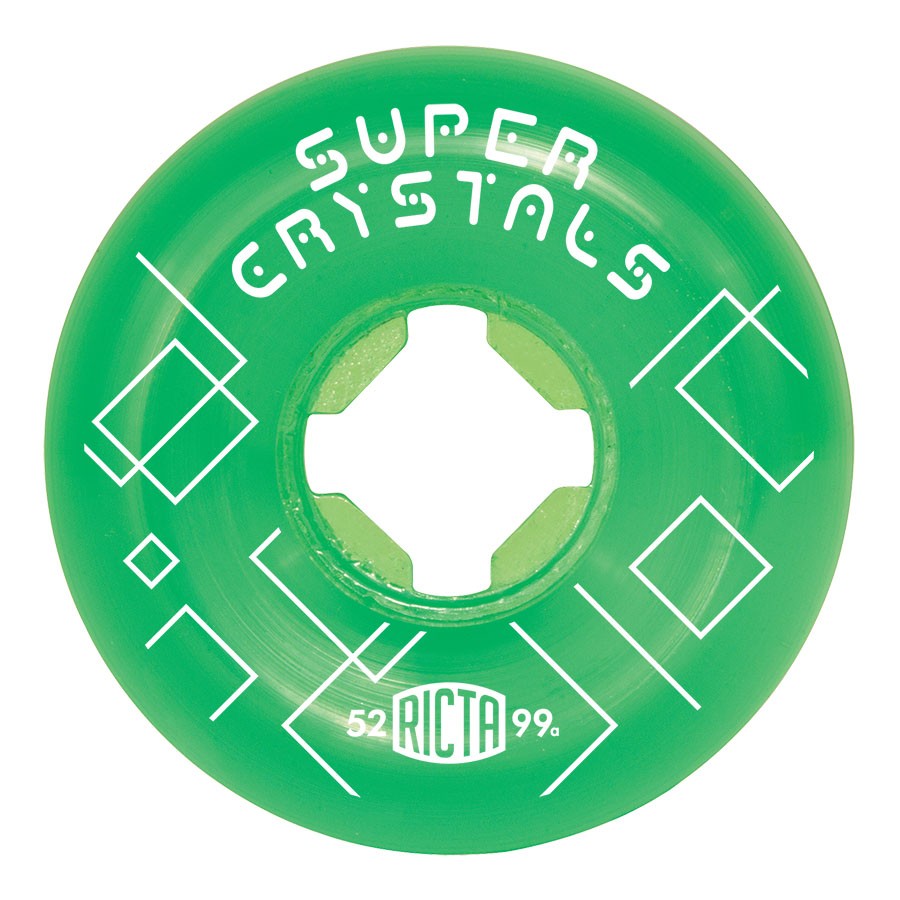 Колеса для скейтборда RICTA Ricta Super Crystals Green 52mm 99A