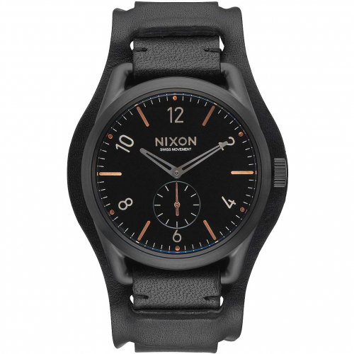 Часы NIXON C39 Leather A/S Black/Rose Gold/Black Cuff