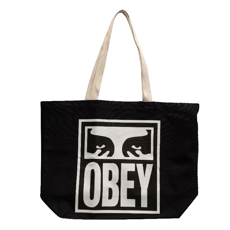 фото Сумка-шоппер obey obey eyes icon 2 black 2020