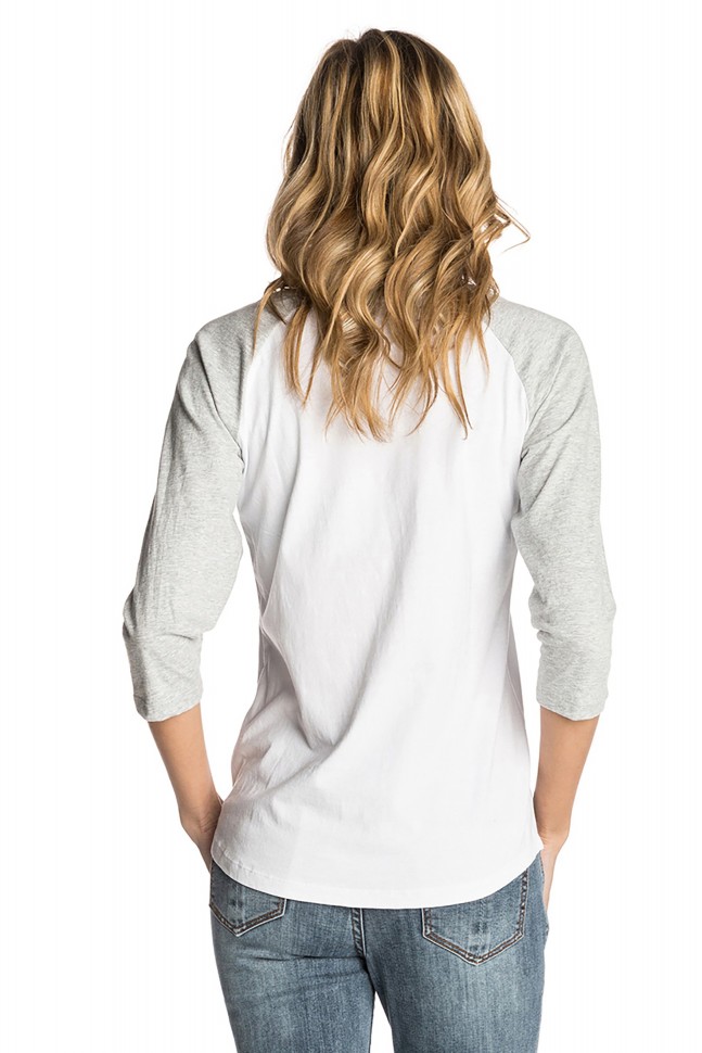 Лонгслив RIP CURL Chillin 3/4 Raglan Tee Light Grey Heather фото 2
