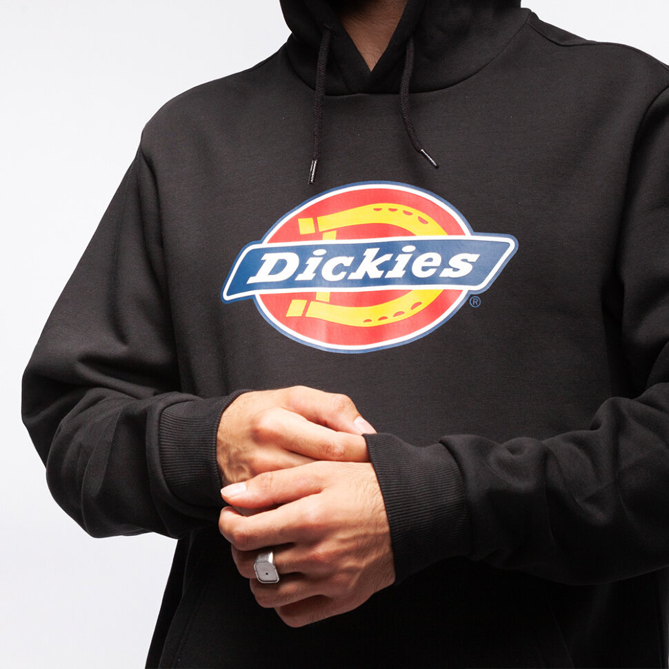 фото Толстовка dickies icon logo hoodie black 2021