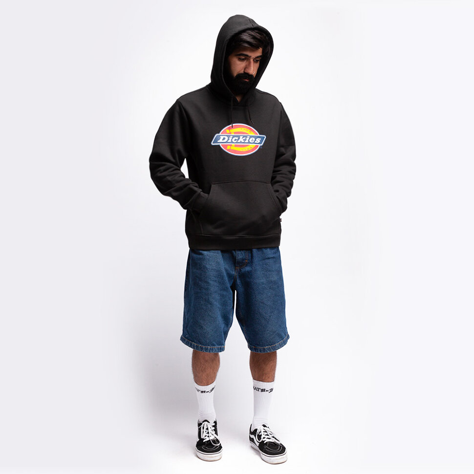 фото Толстовка dickies icon logo hoodie black 2021
