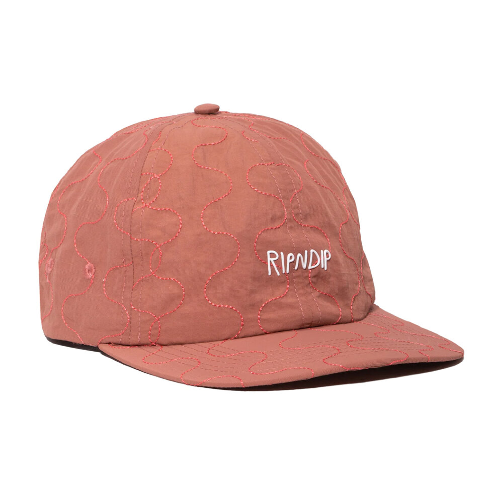 фото Кепка ripndip shmoody 6 panel quilted strapback clay 2022