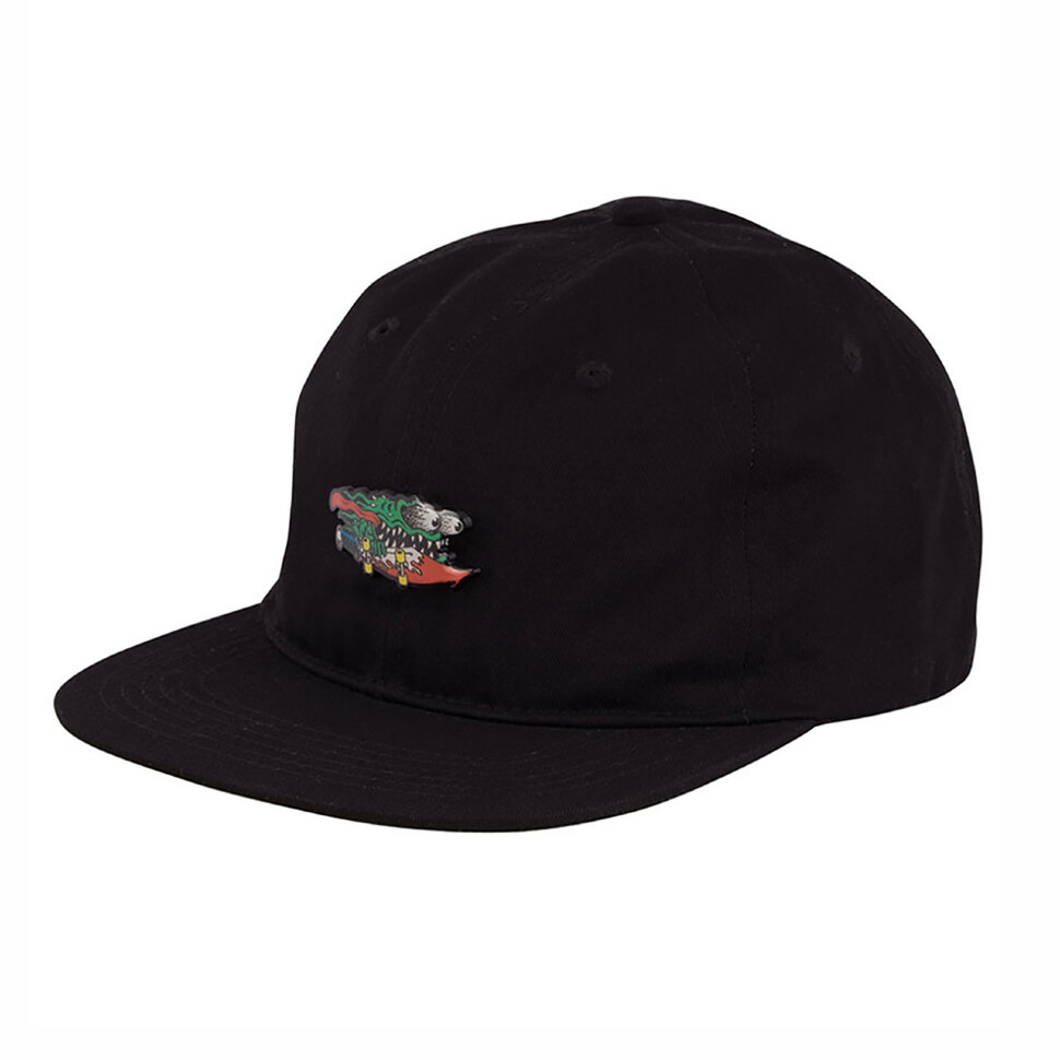 Бейсболка SANTA CRUZ Pinned Slasher Adjustable Snapback Hat Black Black 2020