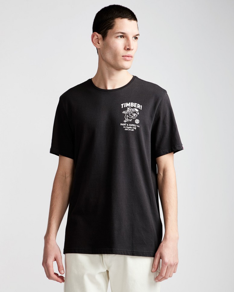 Футболка мужская ELEMENT Supply Co Ss Off Black