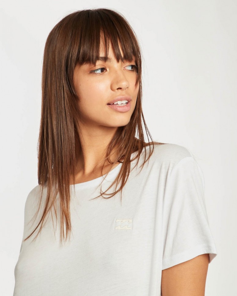 Футболка женская BILLABONG Beach Day Short Slee White фото 2