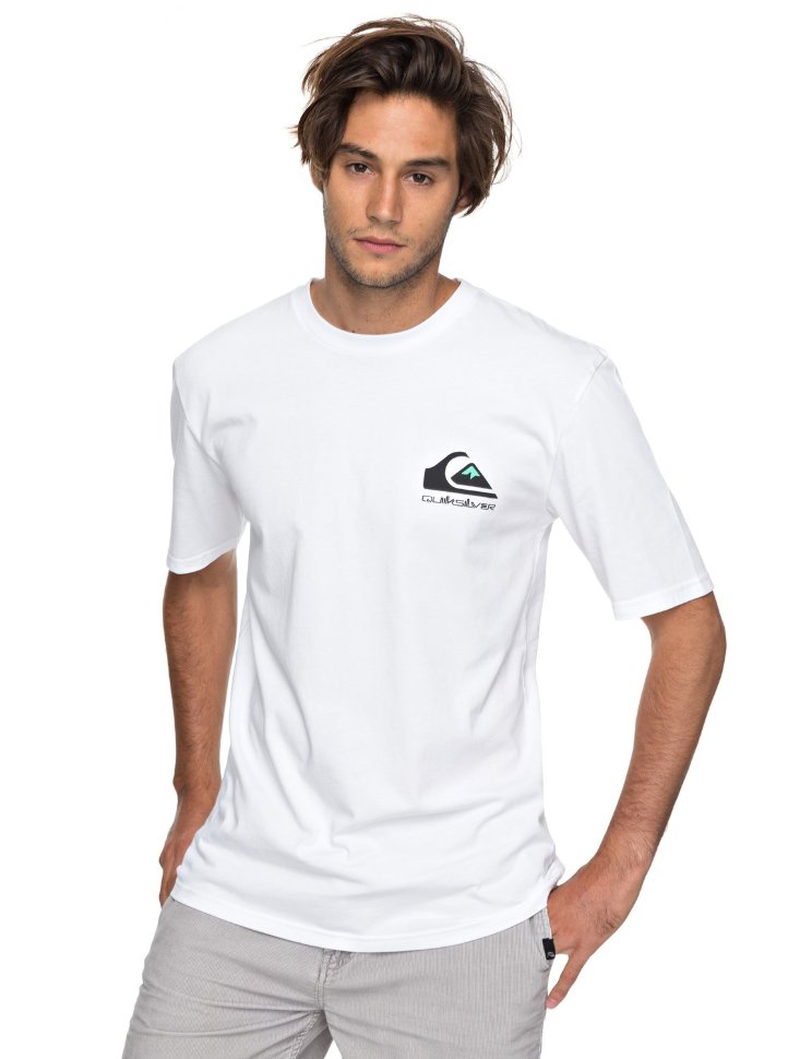 Футболка мужская QUIKSILVER Omnioriginalss M White
