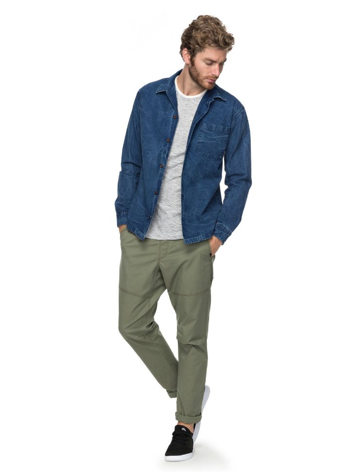 Рубашка мужская QUIKSILVER Waikea M Vintage Indigo фото 3