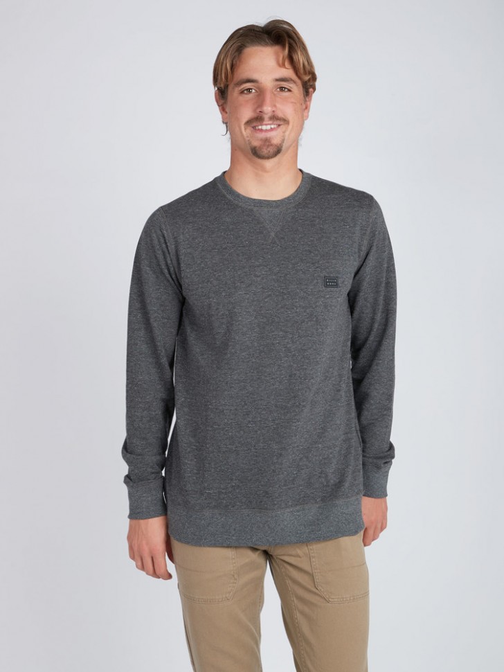 Свитшот с флисом мужской BILLABONG All Day Crew Black