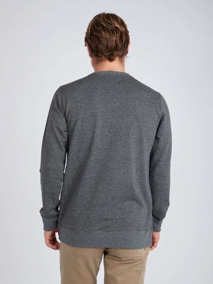 Свитшот с флисом мужской BILLABONG All Day Crew Black фото 3