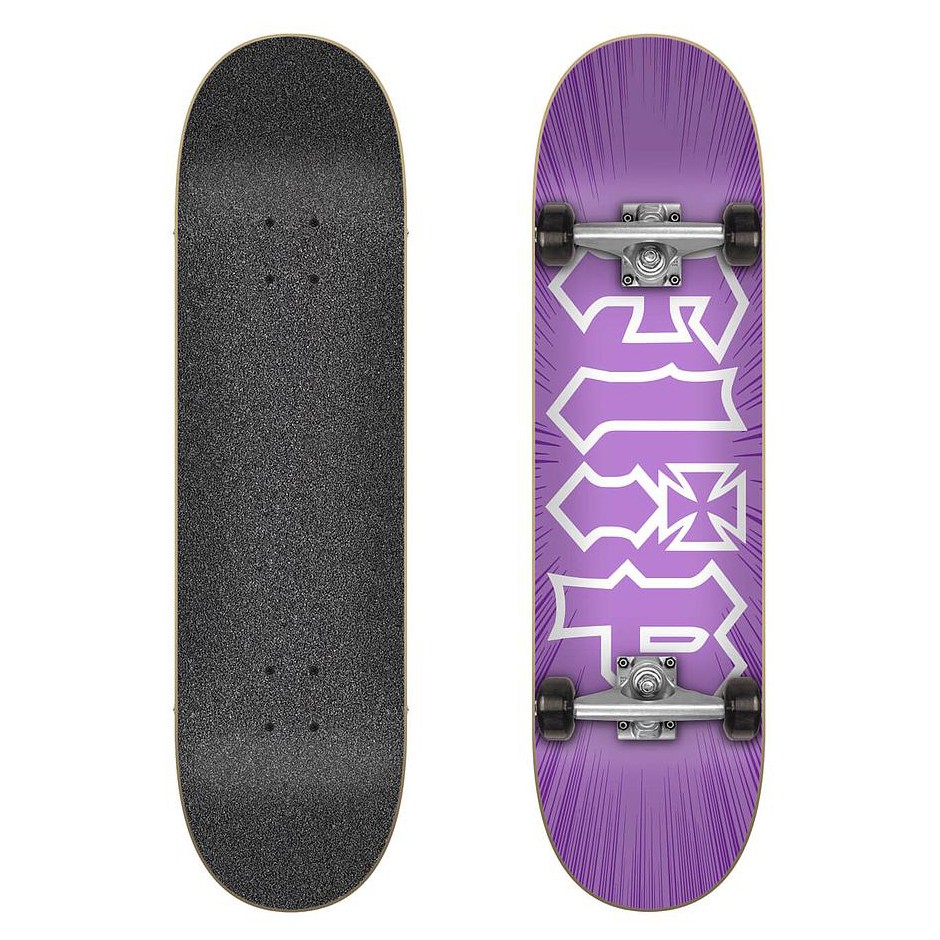 фото Скейтборд комплект flip hkd burst complete purple 7.75 дюйм