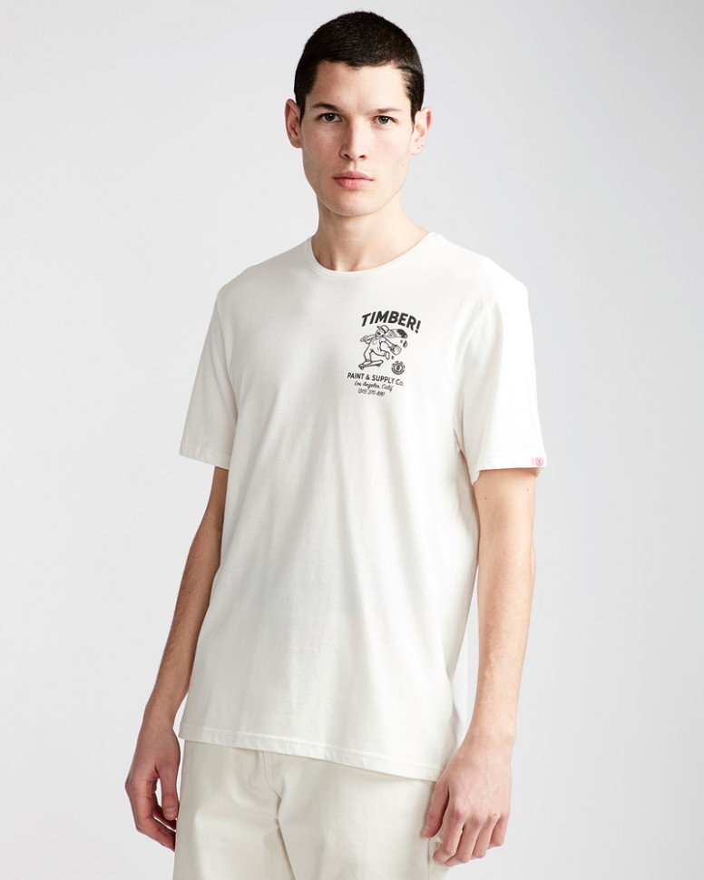 Футболка мужская ELEMENT Supply Co Ss Off White