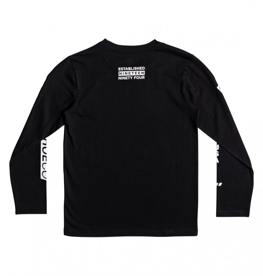 Фуфайка для мальчиков-подростков DC SHOES Mad Racer Ls Bo B Black фото 2