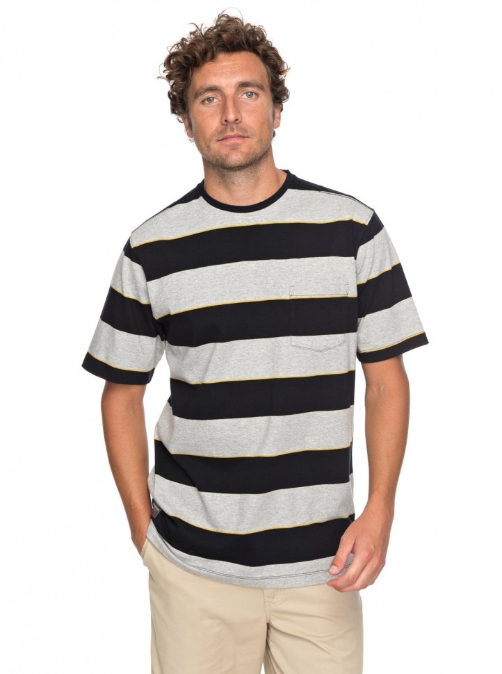 Футболка мужская QUIKSILVER Tallmountaincre M Black Tall Mountain