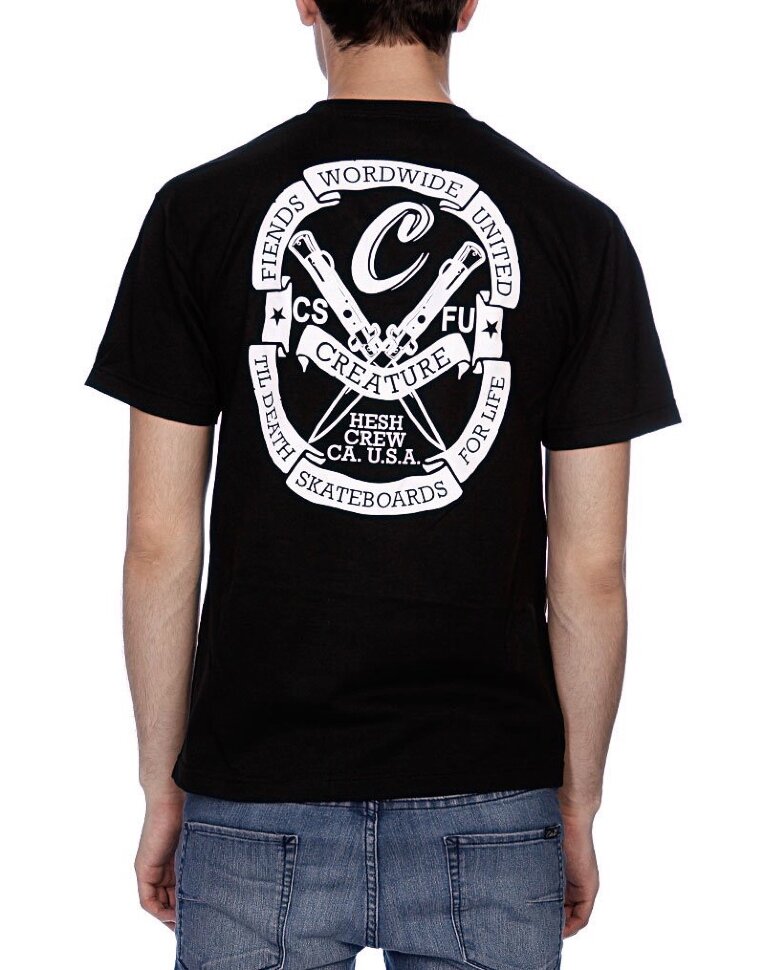 Футболка CREATURE Worldwide Black 2020 фото 2