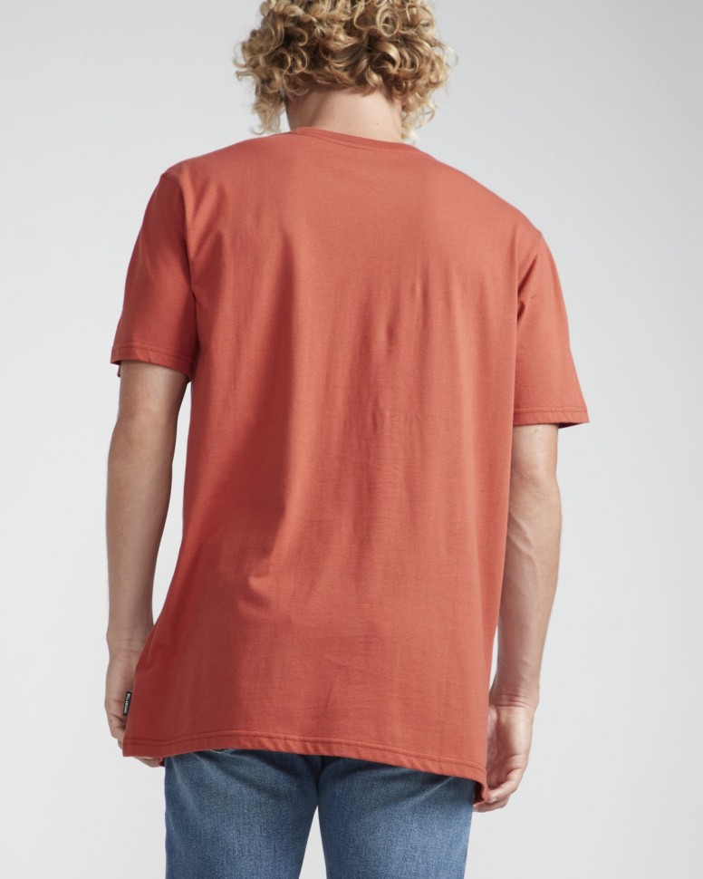 Футболка мужская BILLABONG Inversed Tee Ss Rustic Red фото 2