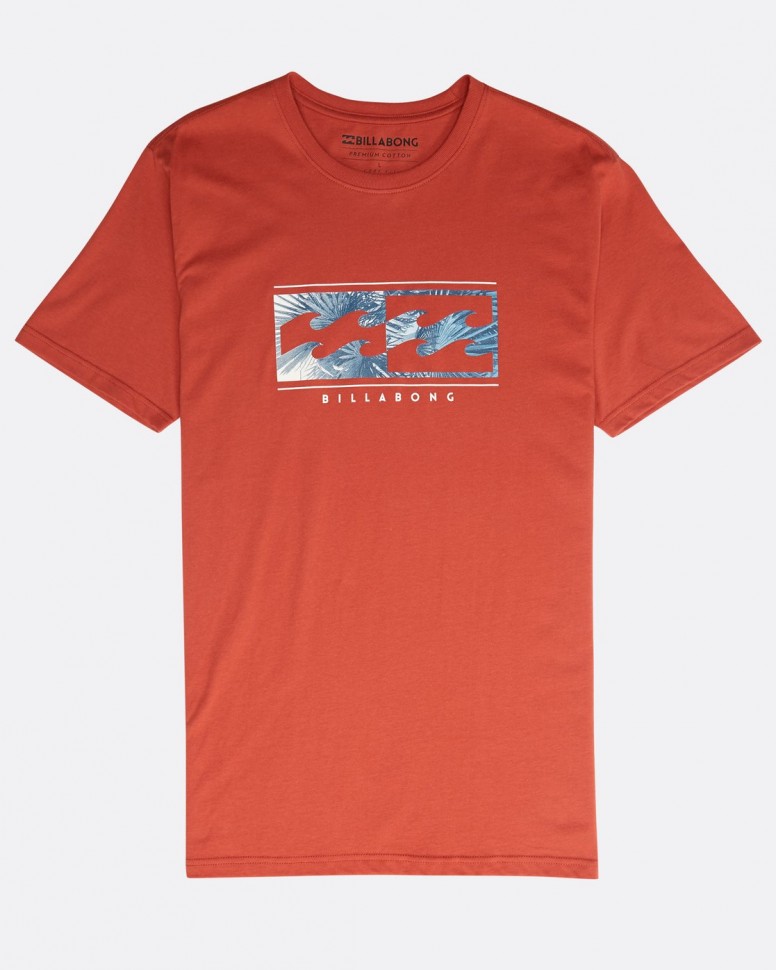 Футболка мужская BILLABONG Inversed Tee Ss Rustic Red фото 3