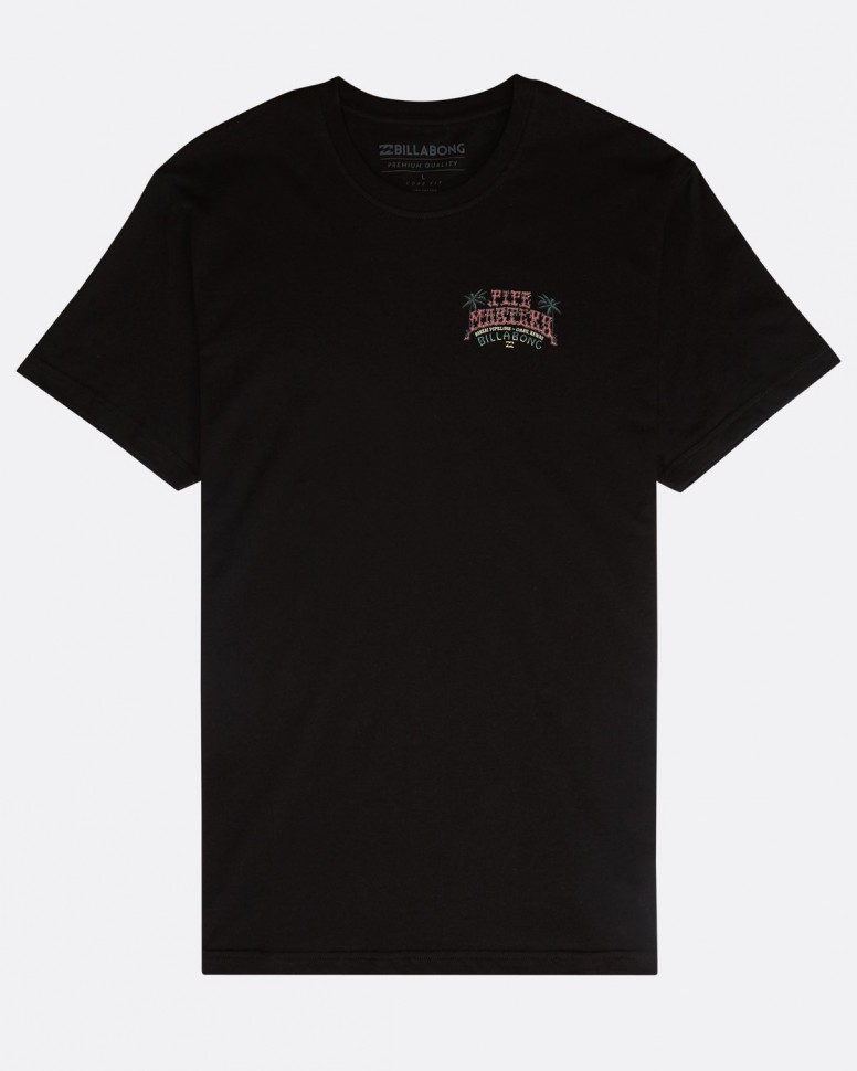 Футболка мужская BILLABONG Banzai Tee Ss Black