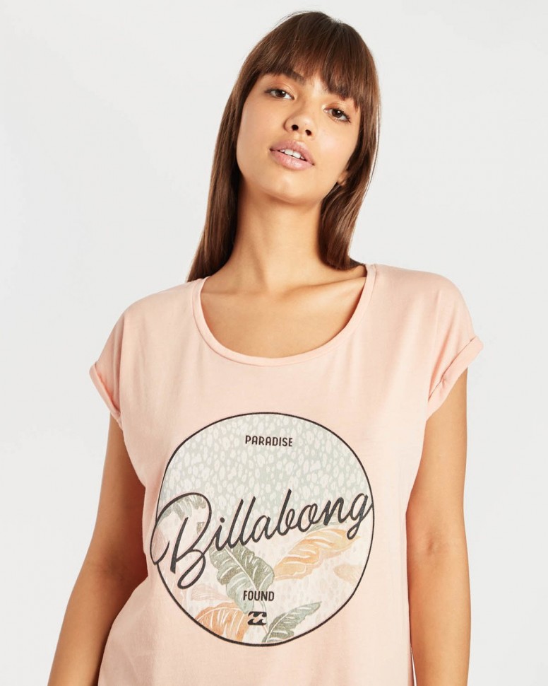 Футболка женская BILLABONG All Night Tee Rose Quartz