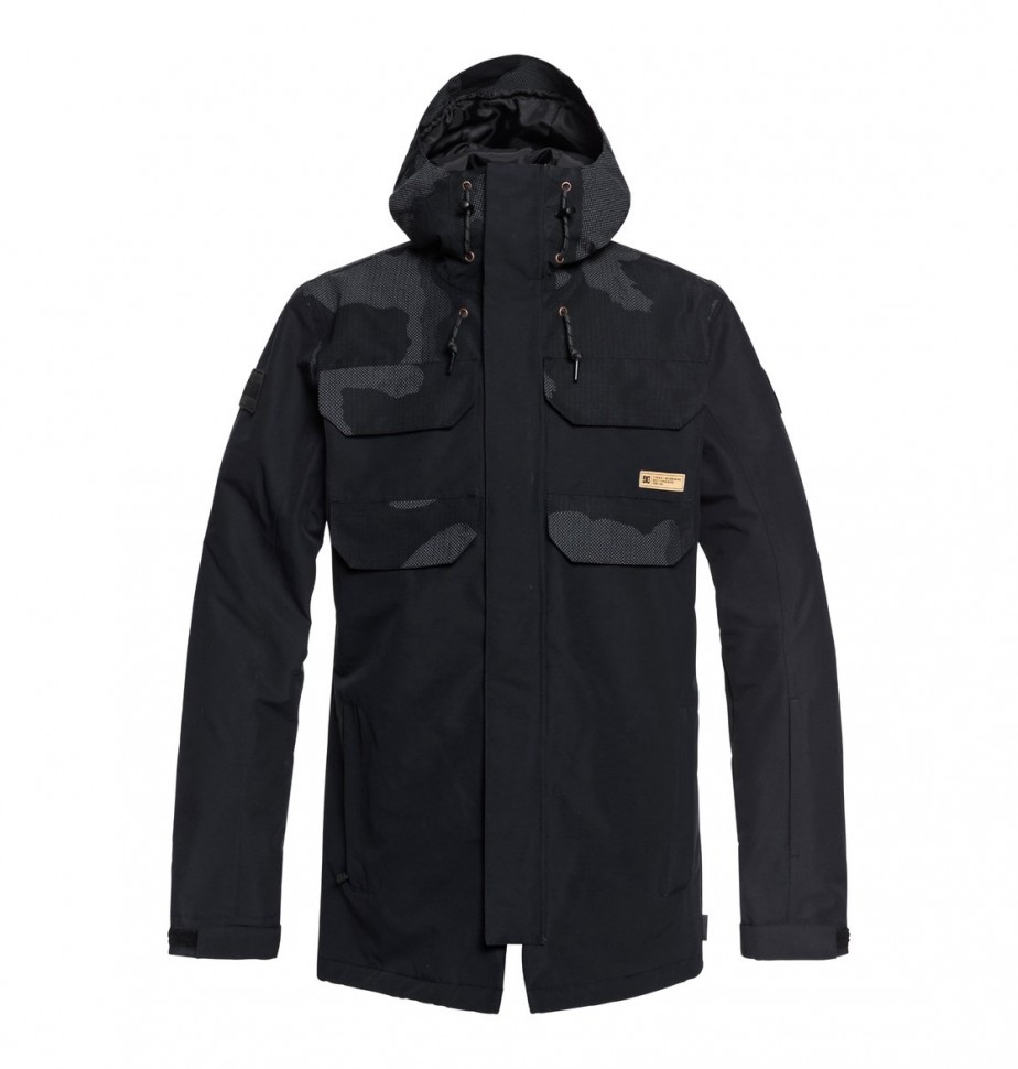 Куртка для сноуборда мужская DC SHOES Haven Jkt M Black Dcu Reflective Camo Men