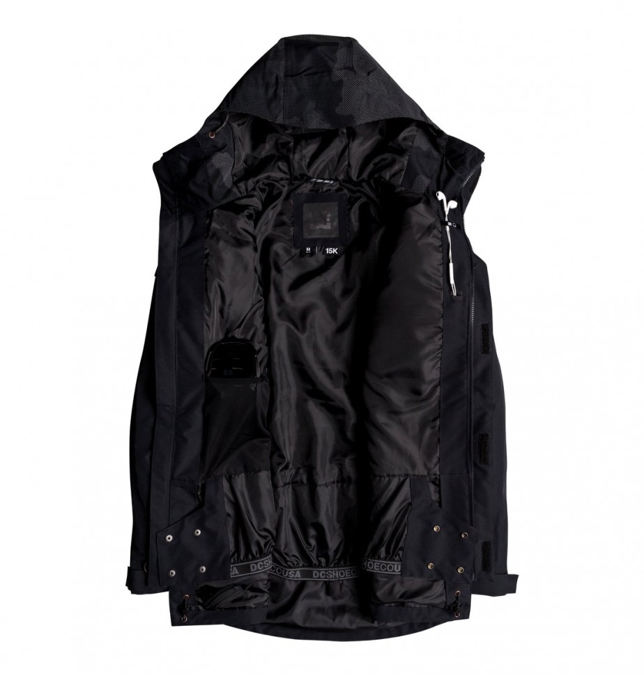 Куртка для сноуборда мужская DC SHOES Haven Jkt M Black Dcu Reflective Camo Men фото 4
