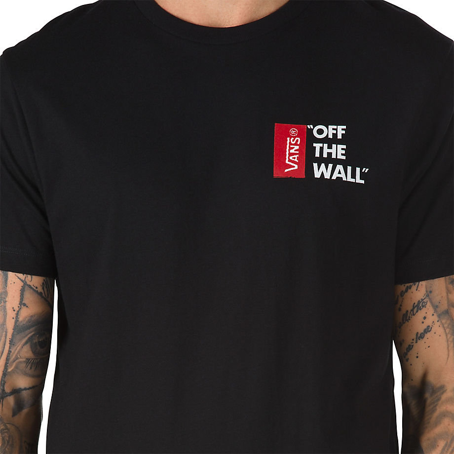 Футболка VANS Mn Vans Off The Wall Black фото 3