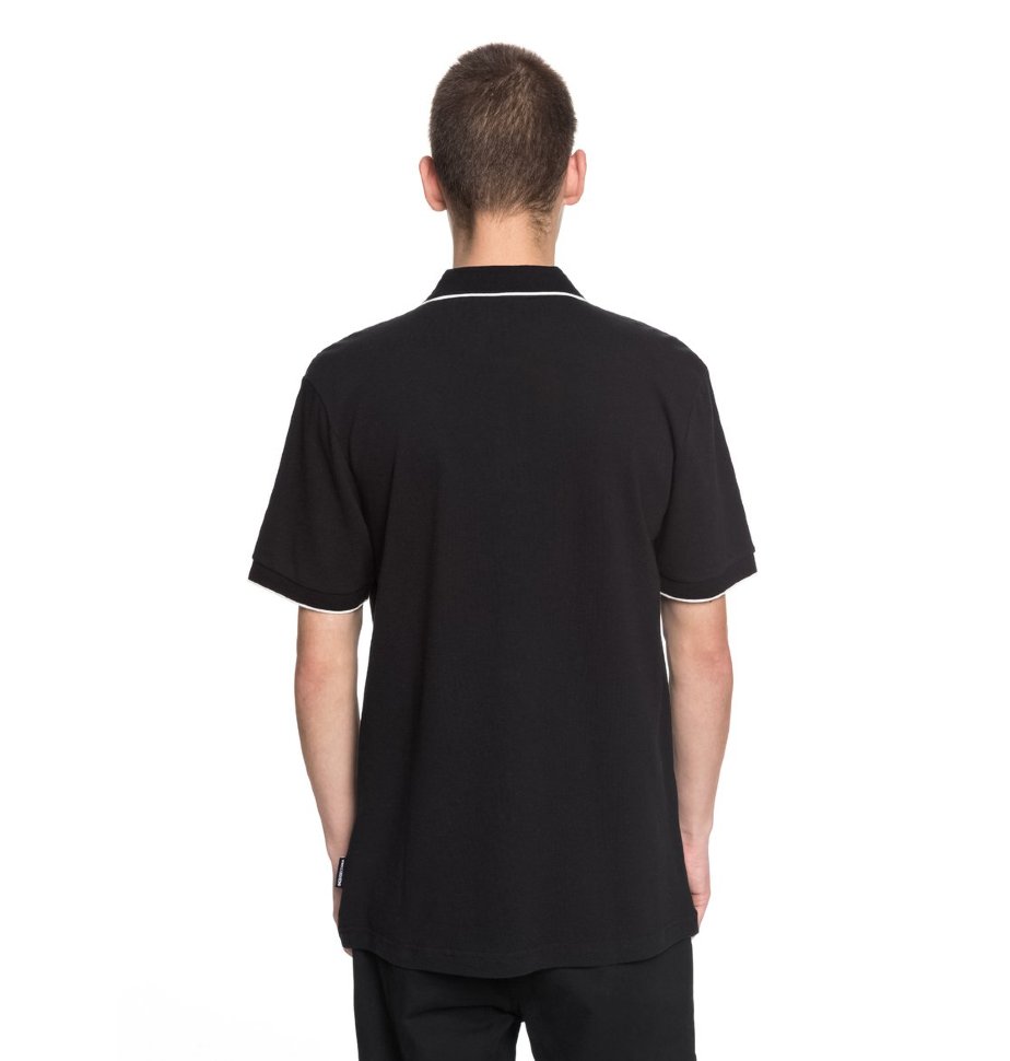 Рубашка-поло мужская DC SHOES Lakebay Polo M Black фото 3